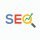 seo-multi-color-logo-with-magnifying-glass-and-arrow-seo-search-engine-logo-template-vector